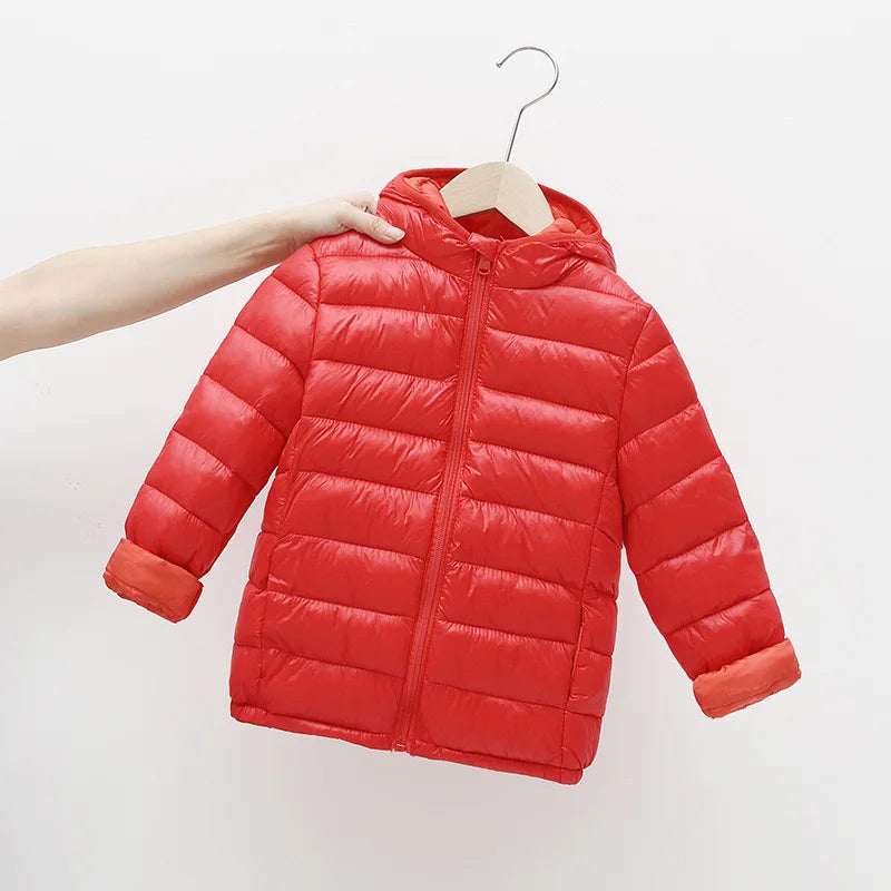 Unisex Kids Down Jacket