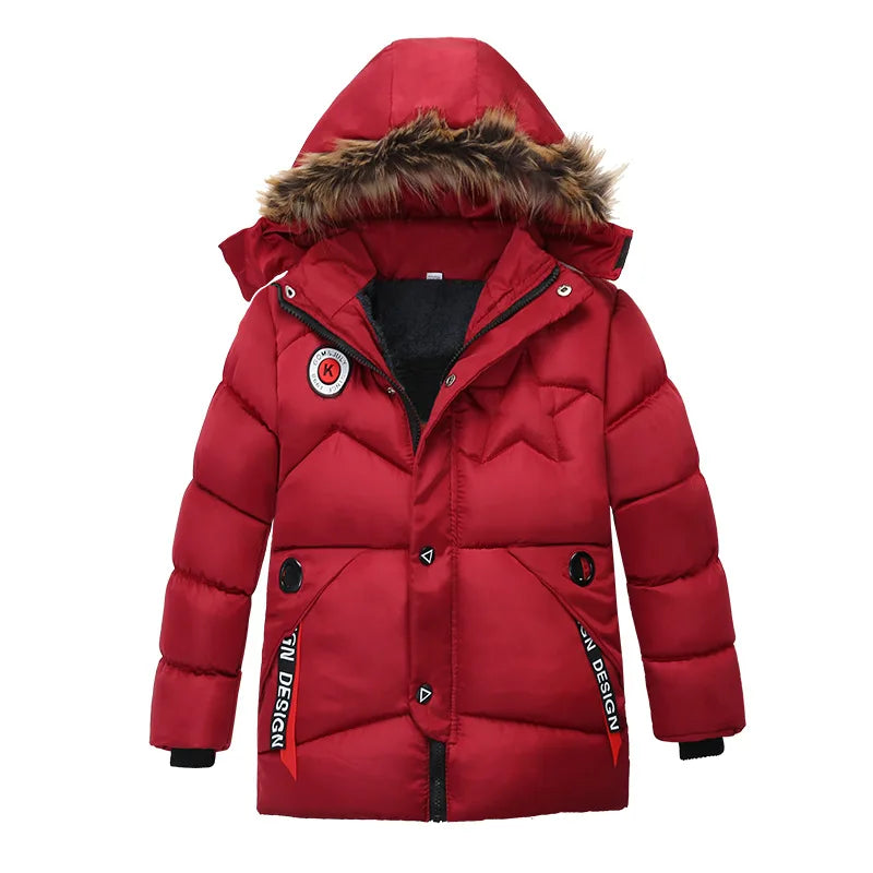 Winter Jacket with Detachable Hood