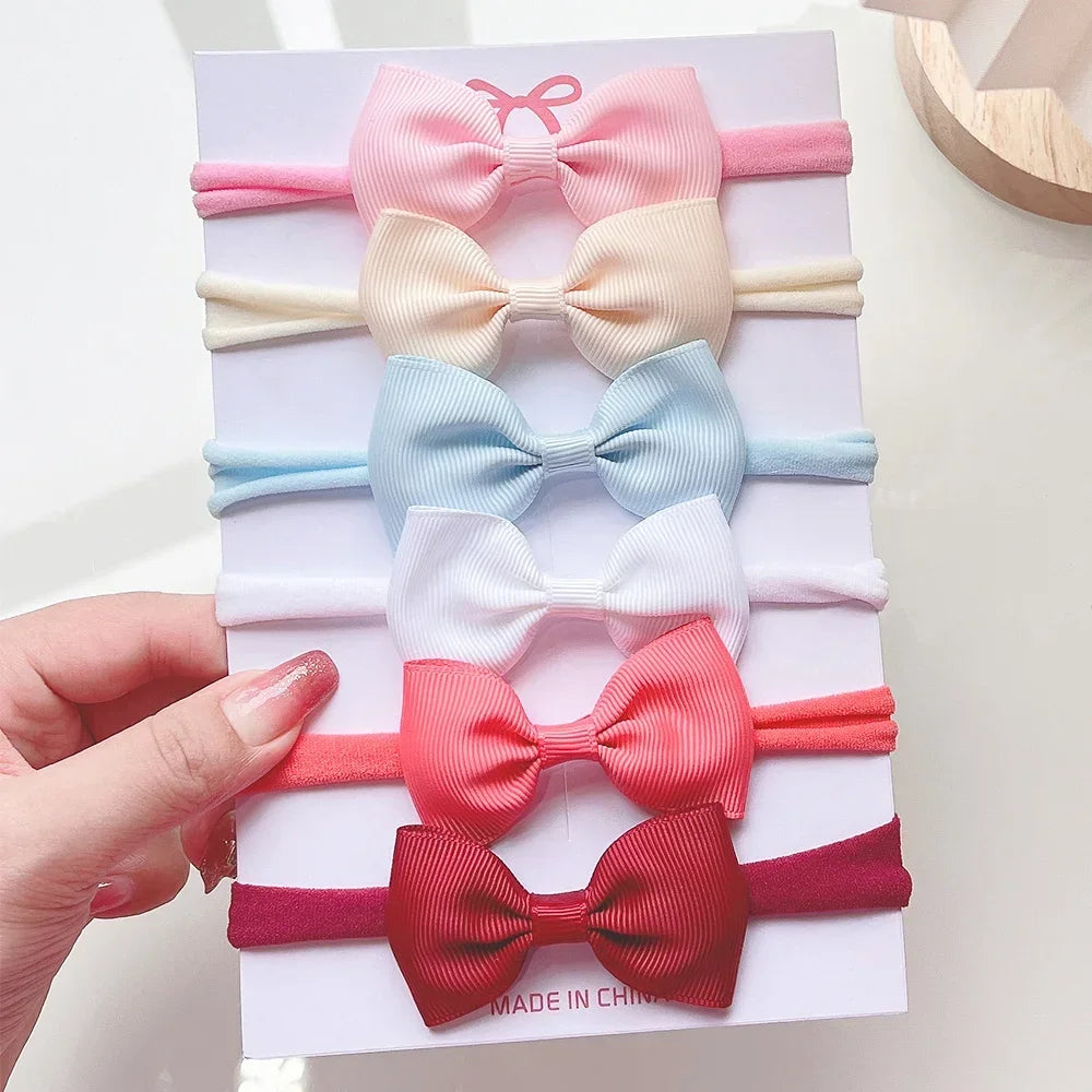 Ribbon Bow Headbands Set