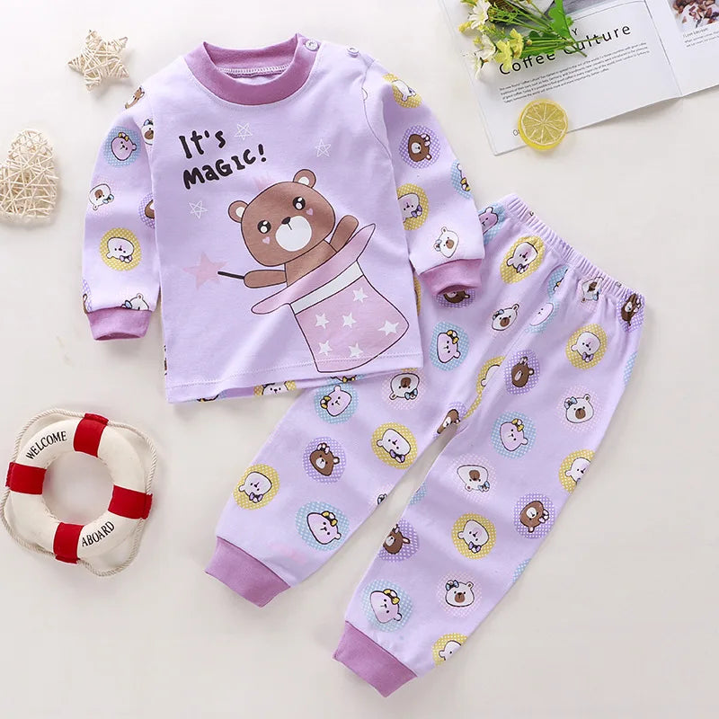 Cartoon Cotton Pajama Set