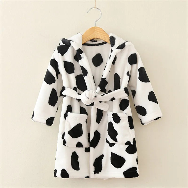 Kids' Flannel Bathrobe
