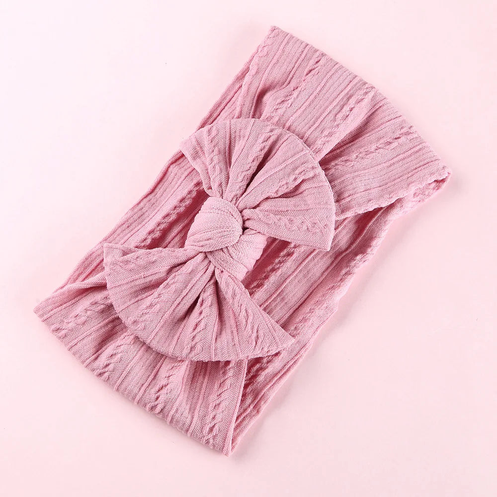 Printed Bow Baby Headband