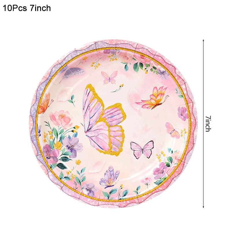 Butterfly Party Tableware