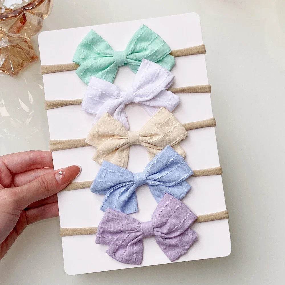 Ribbon Bow Headbands Set