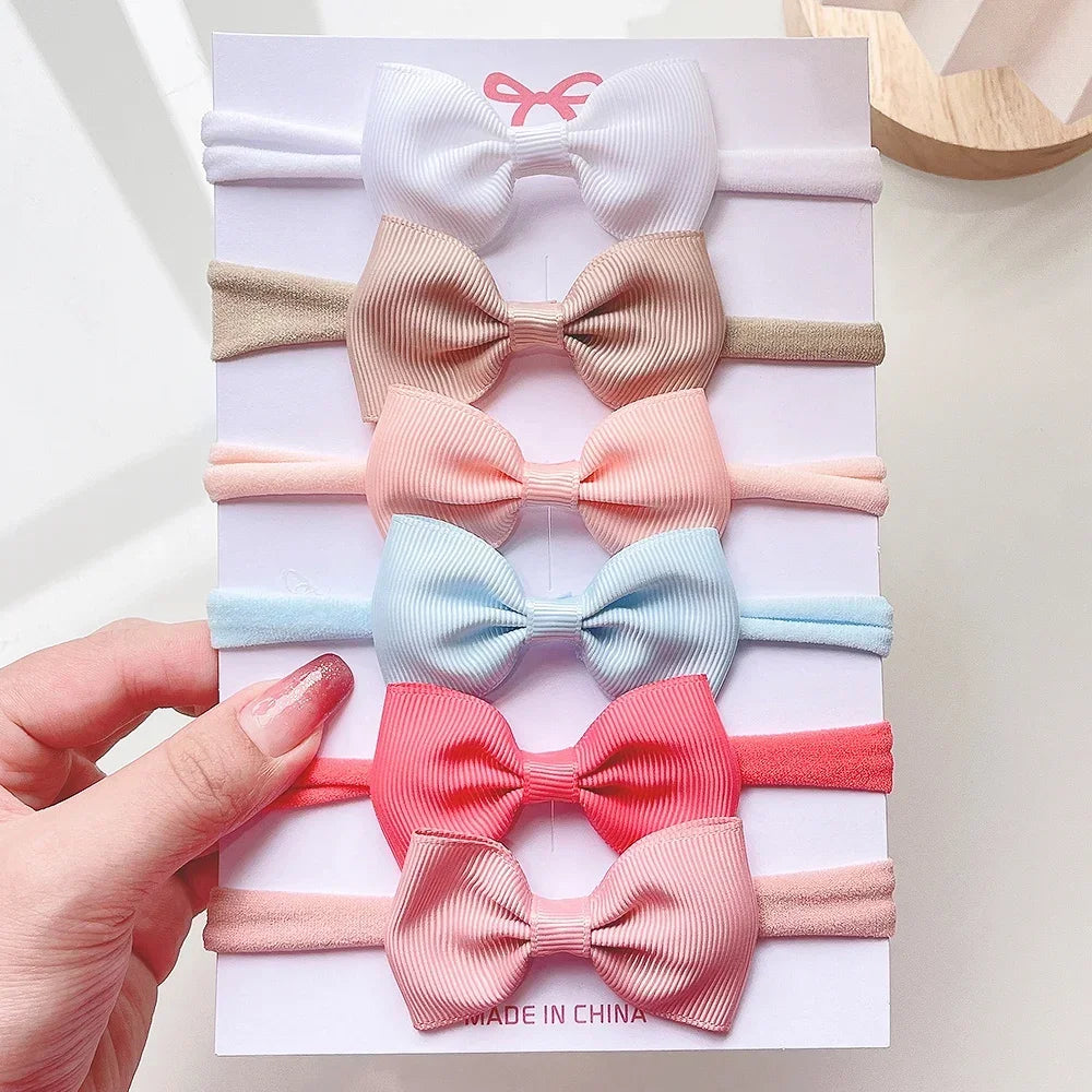 Ribbon Bow Headbands Set