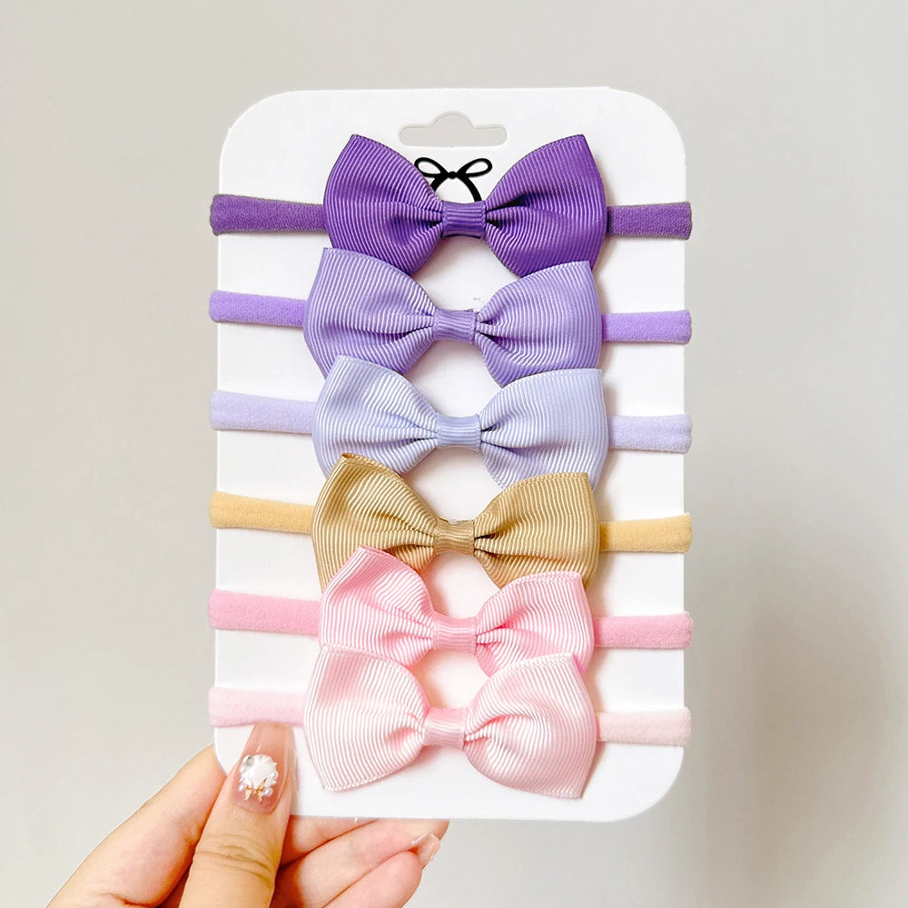 Ribbon Bow Headbands Set