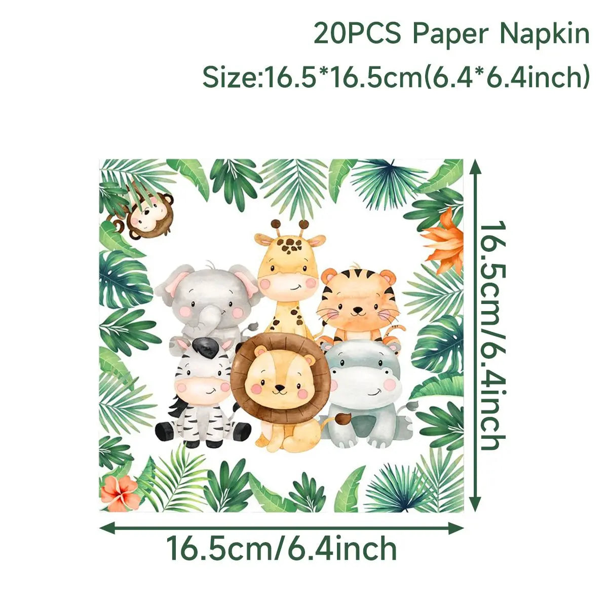 Jungle Animals Tableware Set