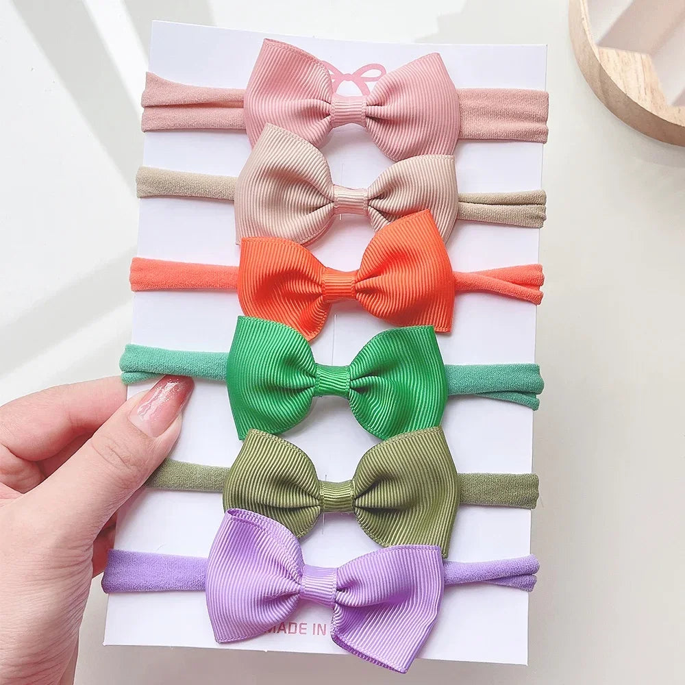 Ribbon Bow Headbands Set