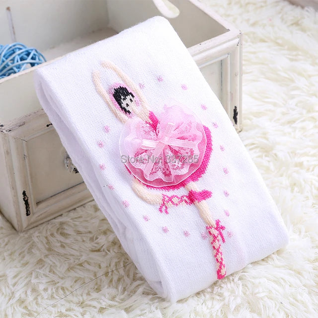 Cozy Cartoon Cotton Tights