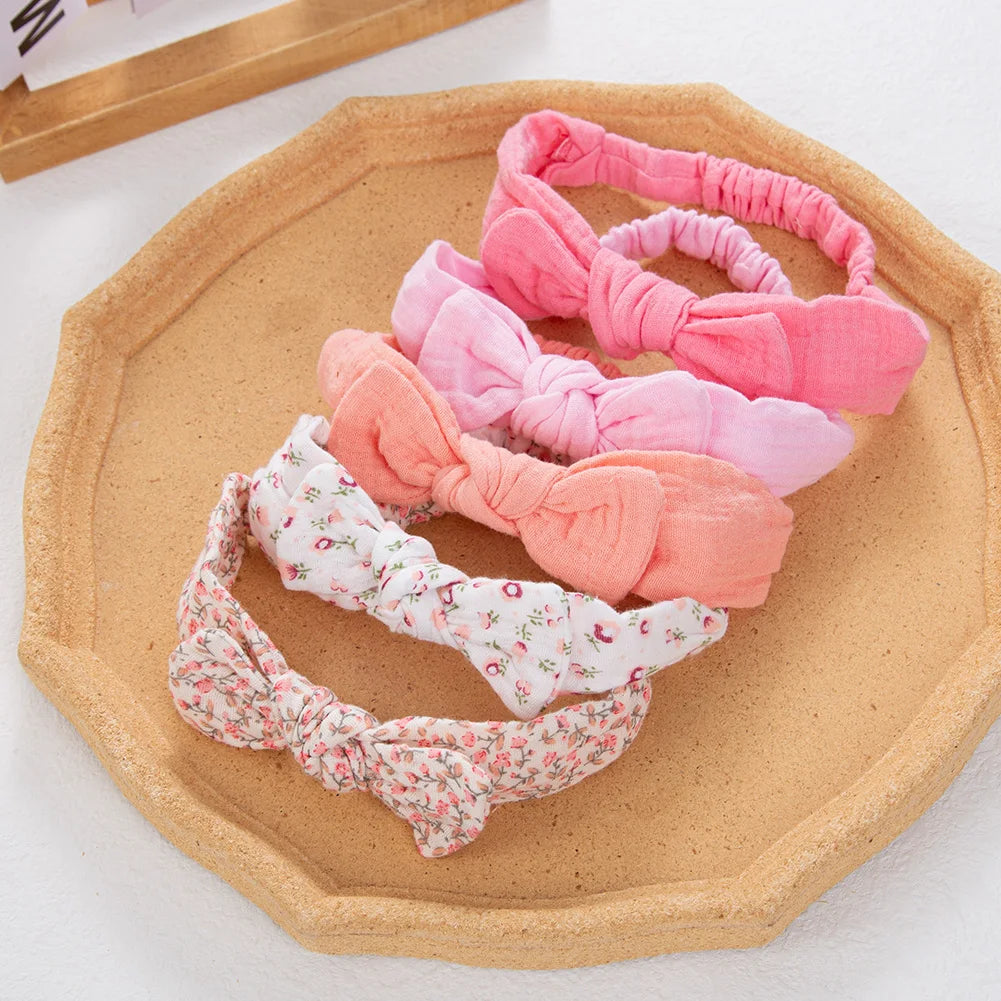 Muslin Cotton Headband Set