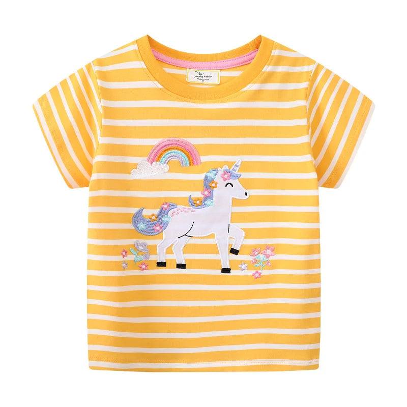 Cartoon Embroidery T-shirt