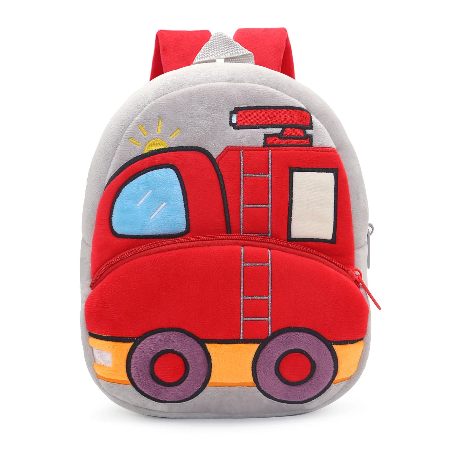 Vehicle-Themed Plush Backpack