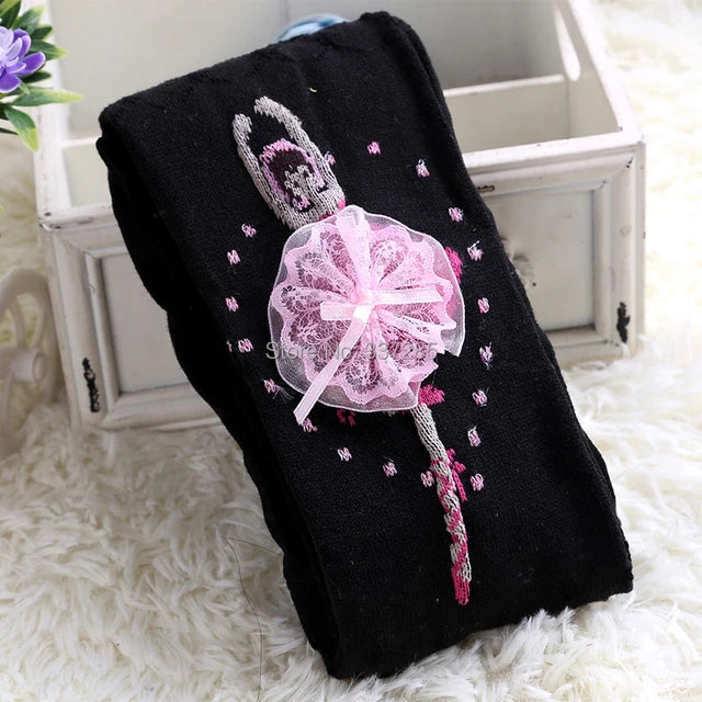 Cozy Cartoon Cotton Tights