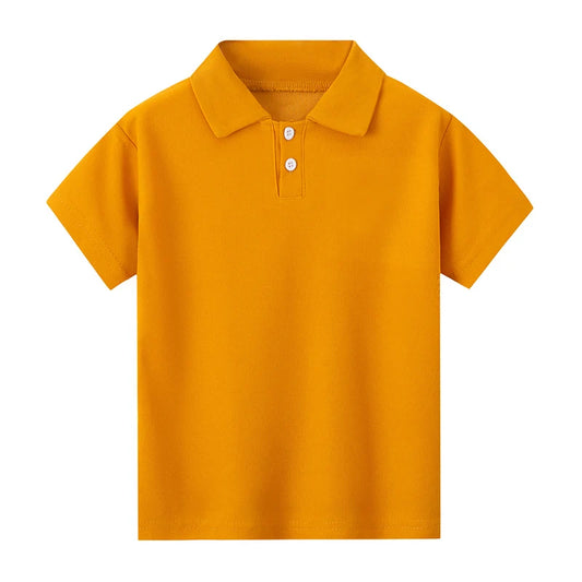 Solid Color Polo T-Shirt