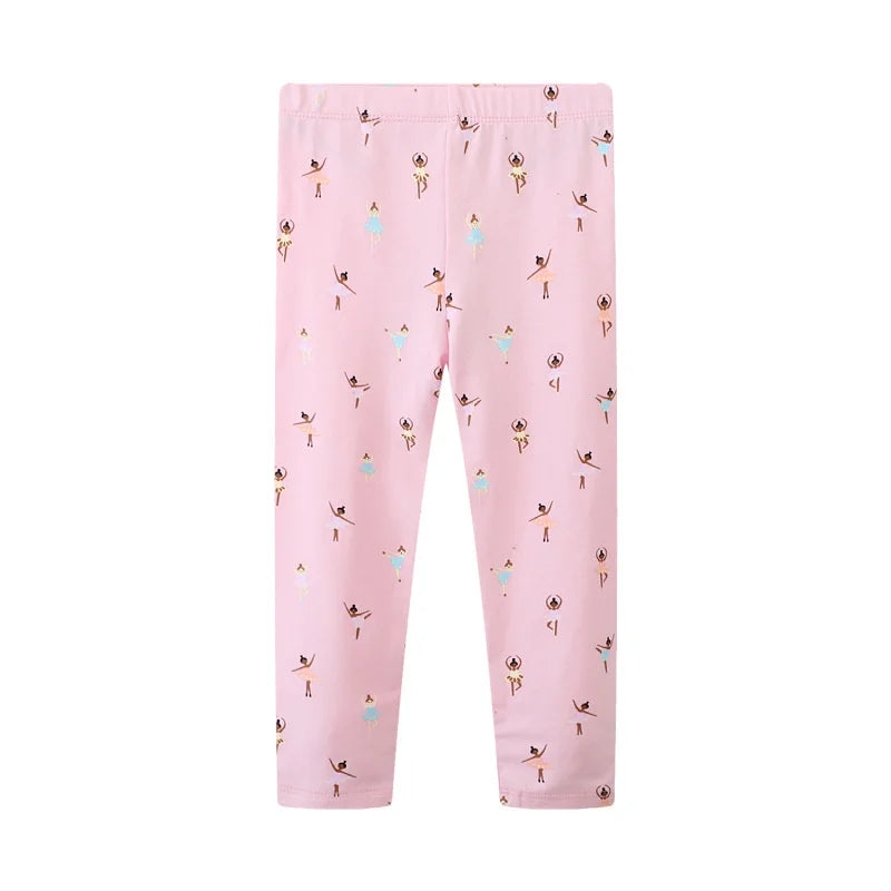 Girls’ Ballerina Print Leggings