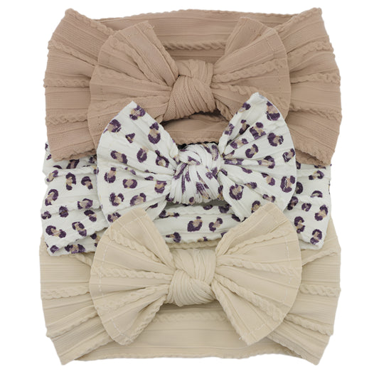 3-Piece Bow Headbands