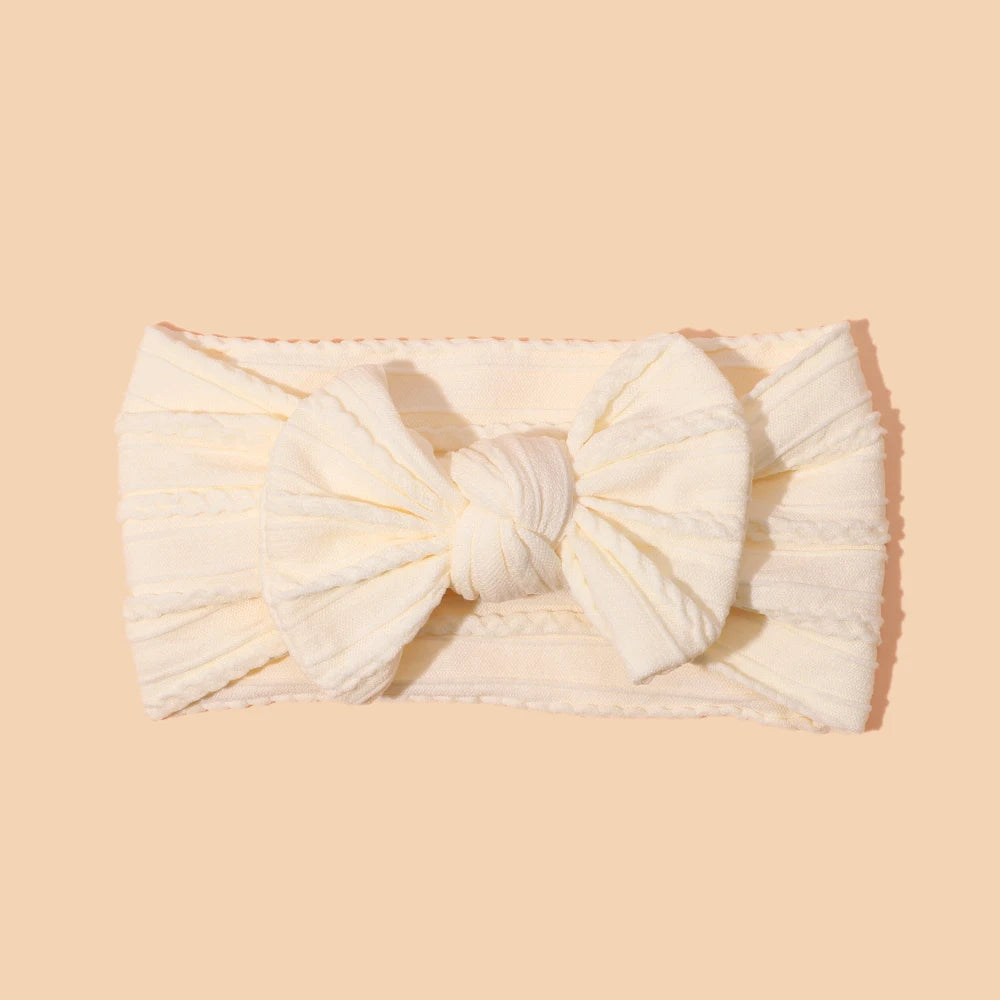 Printed Bow Baby Headband