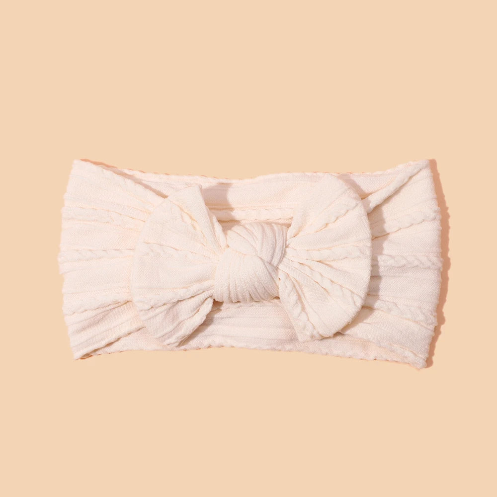 Printed Bow Baby Headband