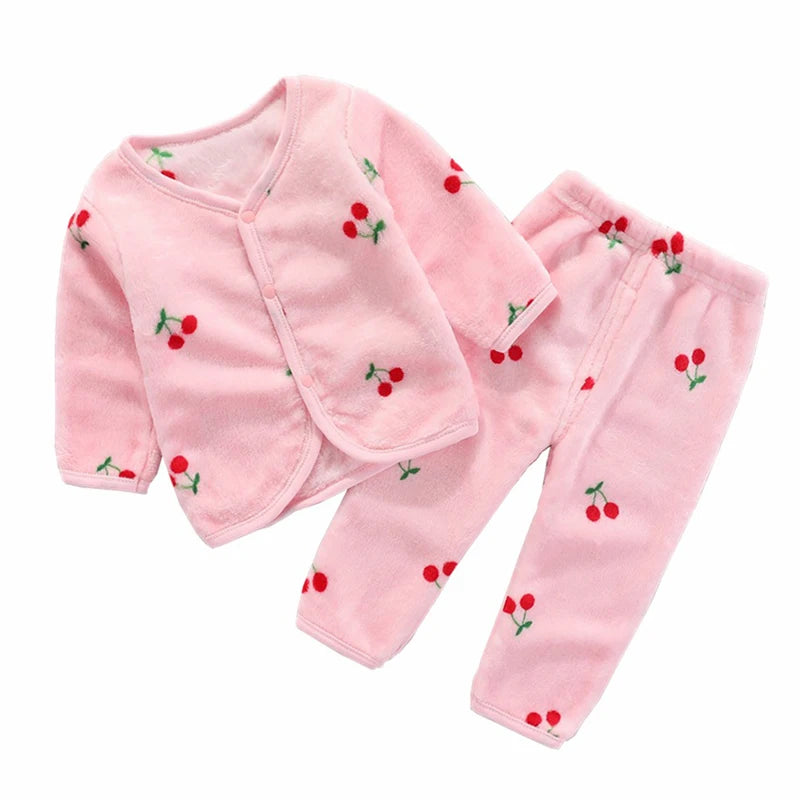 Newborn Flannel Shirt & Pants Set