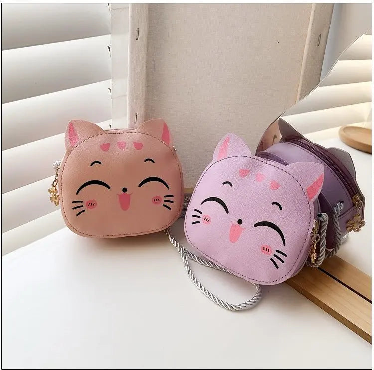 Cartoon Cat Crossbody Bag