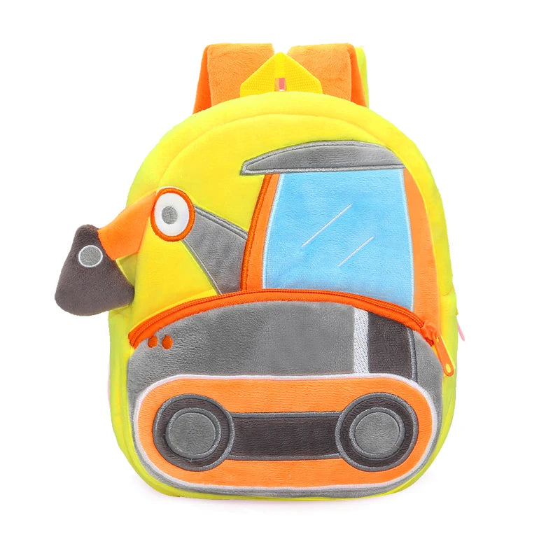Vehicle-Themed Plush Backpack