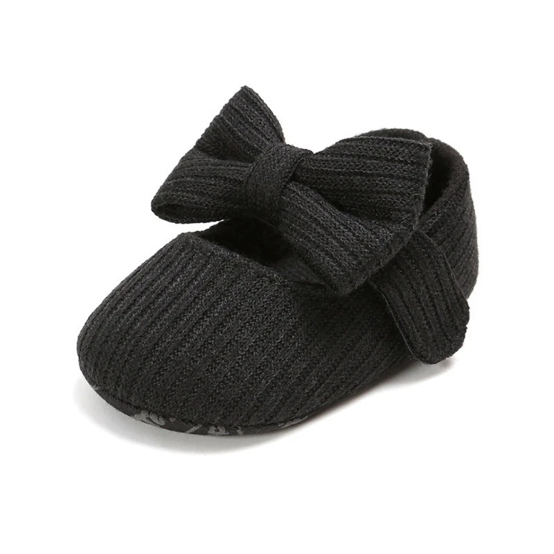 Baby Girl Cotton Prewalker Shoes