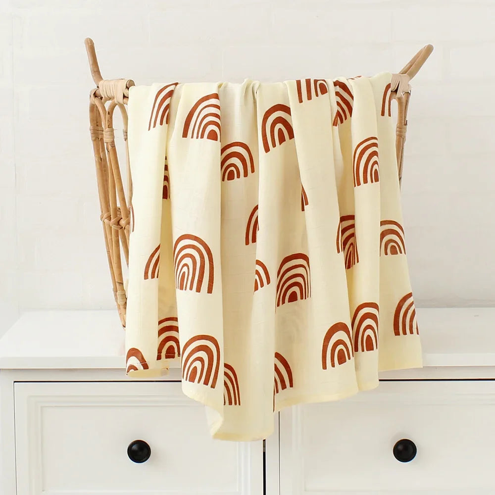 Bamboo Cotton Baby Swaddle Blanket