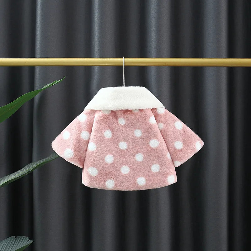 Polka Dot Winter Cloak