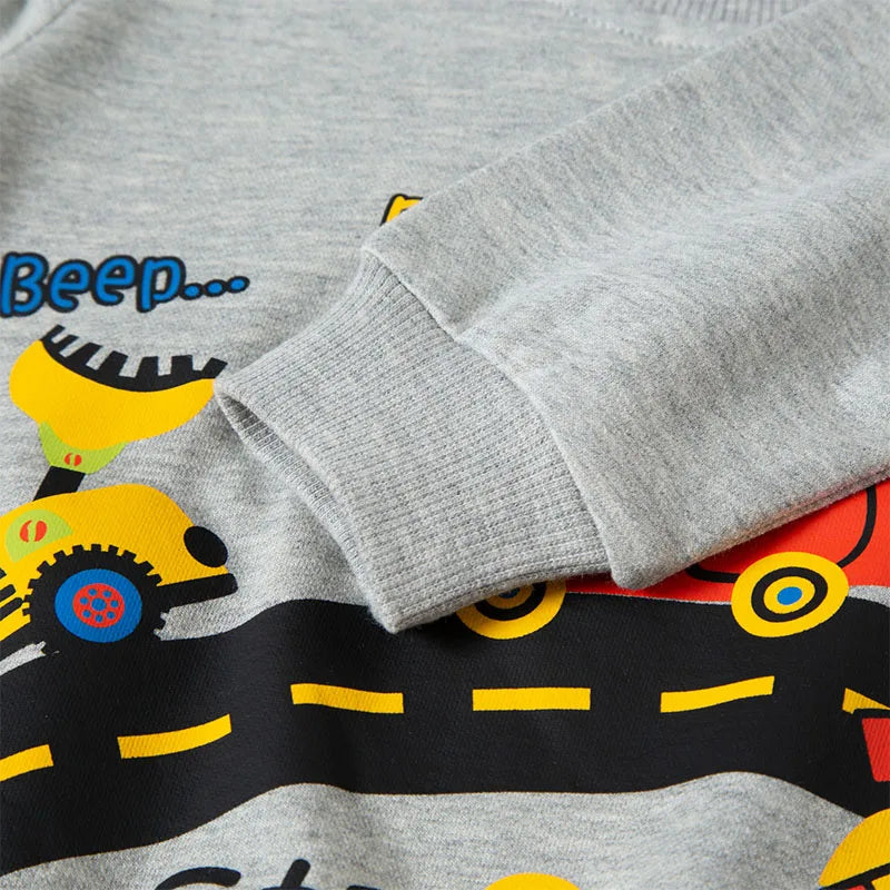 Cartoon Vehicle Sweatshirt