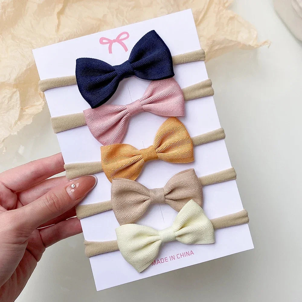 Ribbon Bow Headbands Set