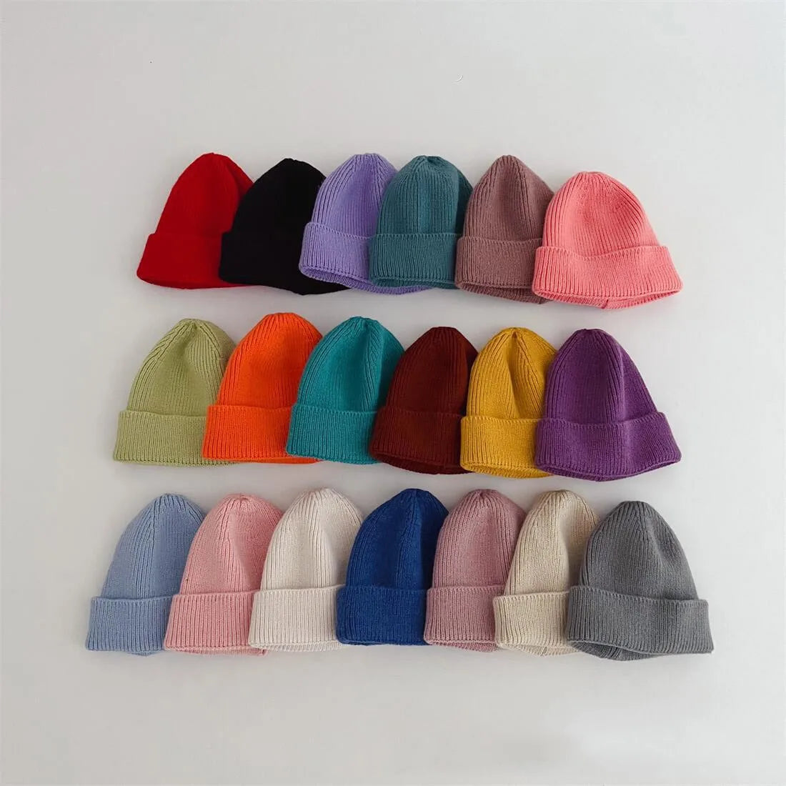 Solid Color Knit Beanie