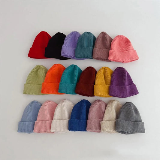 Solid Color Knit Beanie