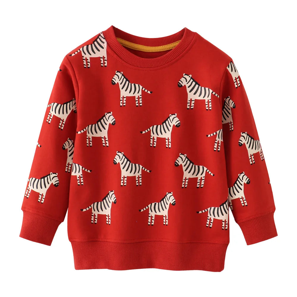 Cartoon Print Sweatshirt