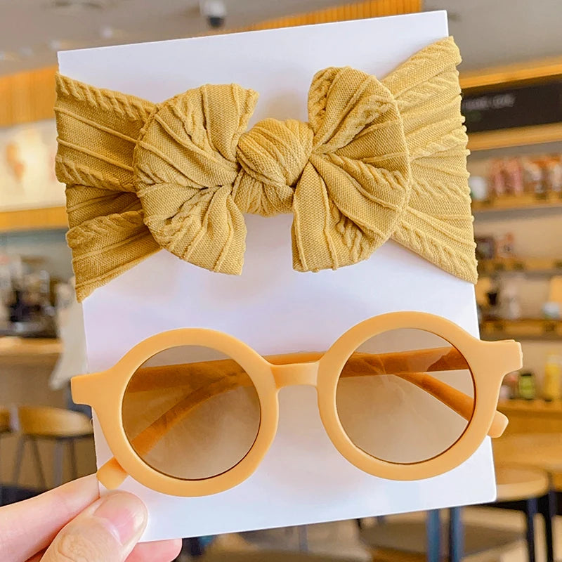 Girls Hairband & Sunglasses Set