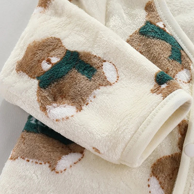 Newborn Flannel Shirt & Pants Set