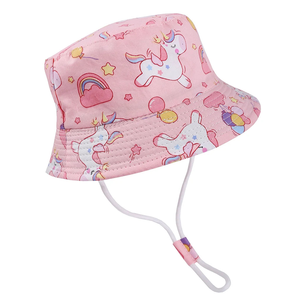 Cartoon Cotton Bucket Cap
