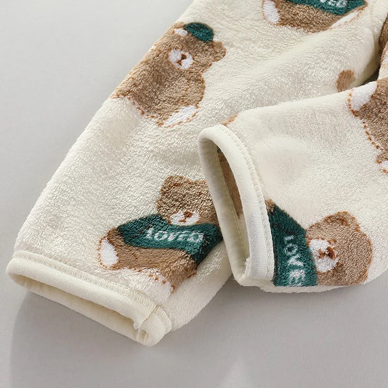 Newborn Flannel Shirt & Pants Set