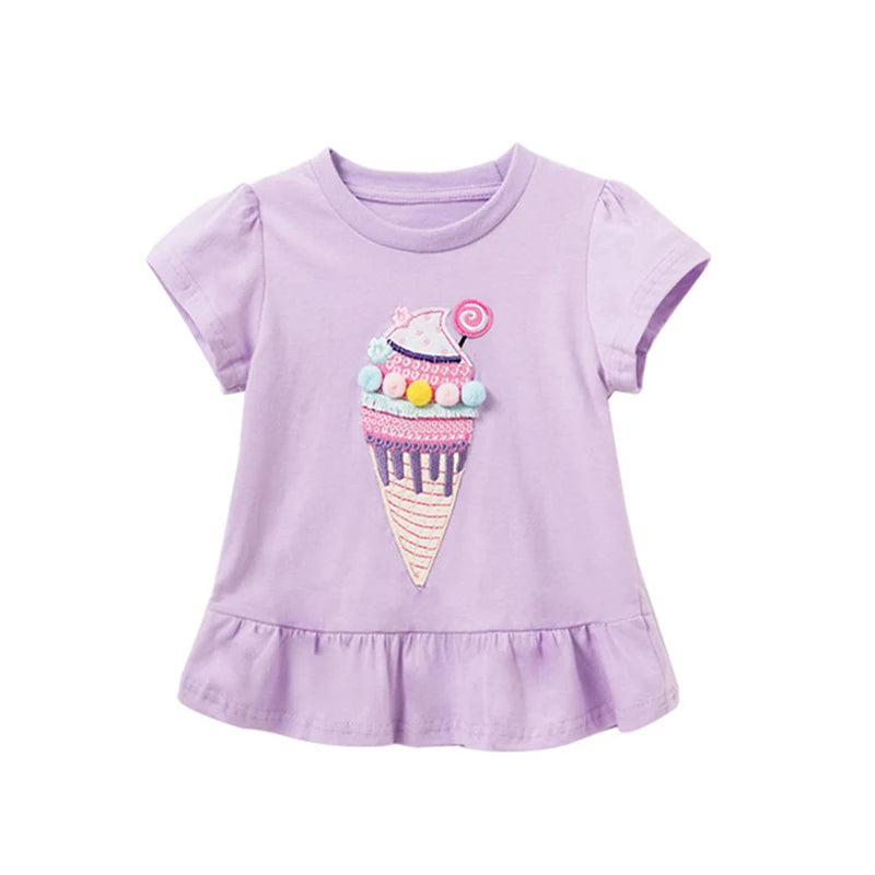Cartoon Embroidery T-shirt