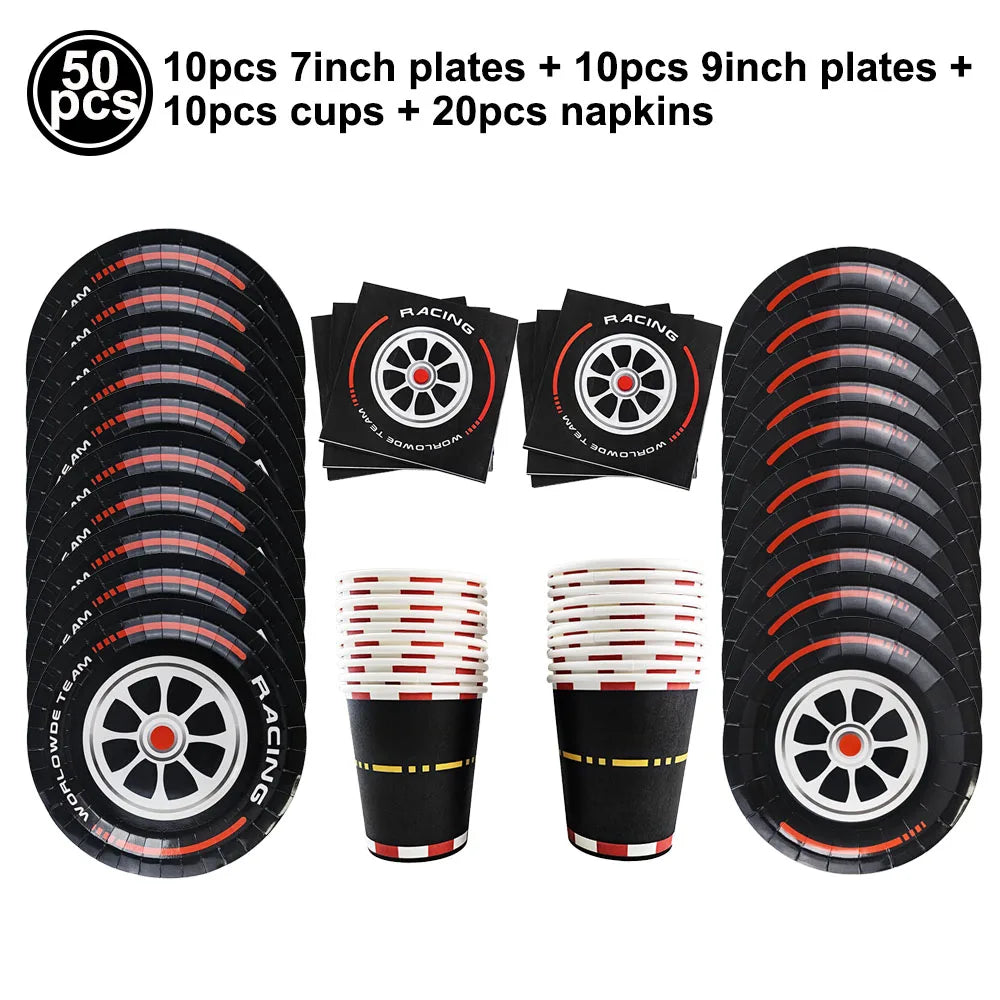 Racing Car Decor Set