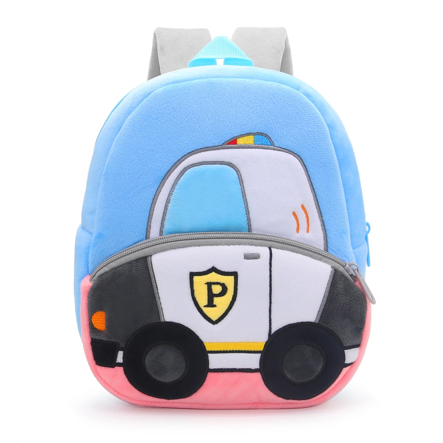 Vehicle-Themed Plush Backpack