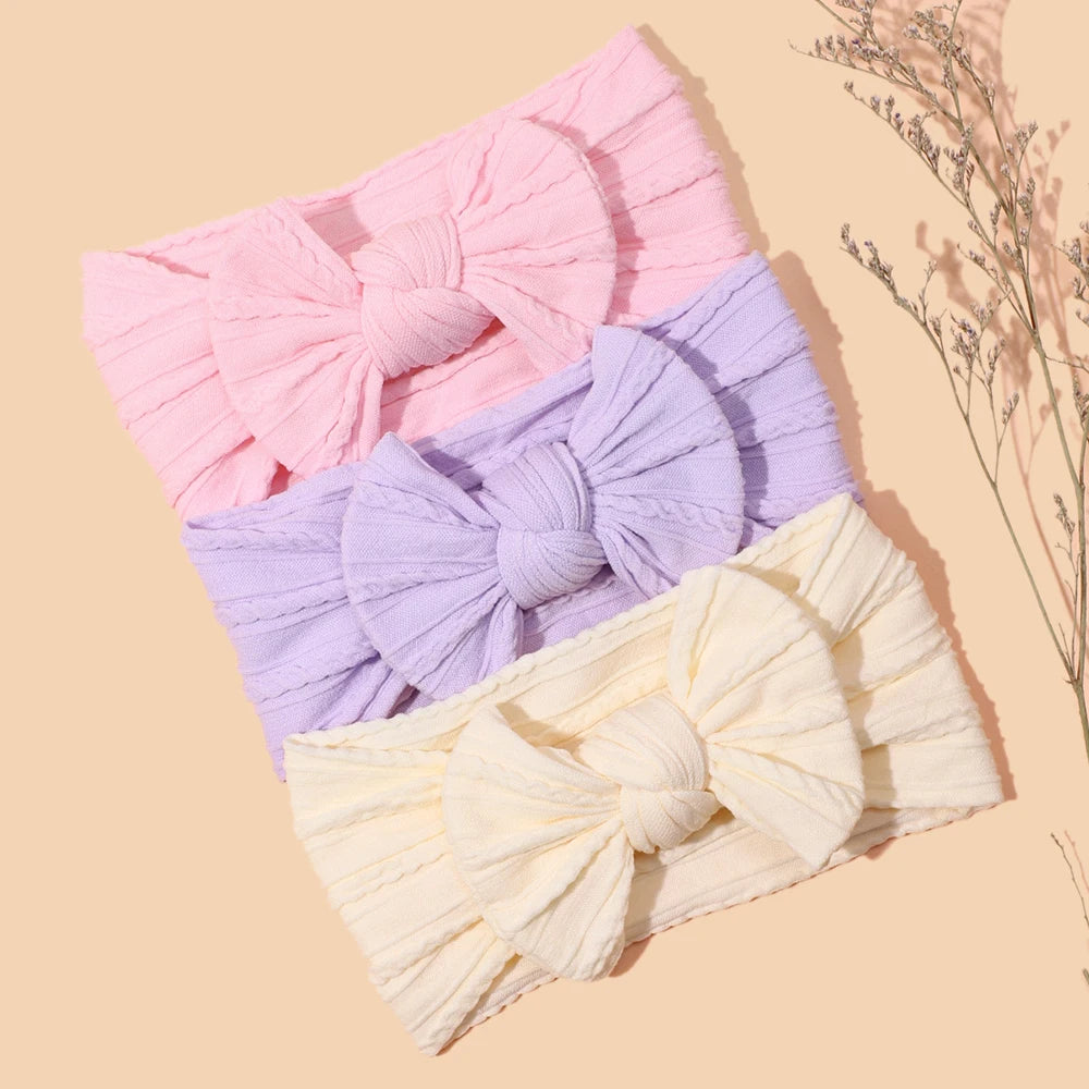 Printed Bow Baby Headband