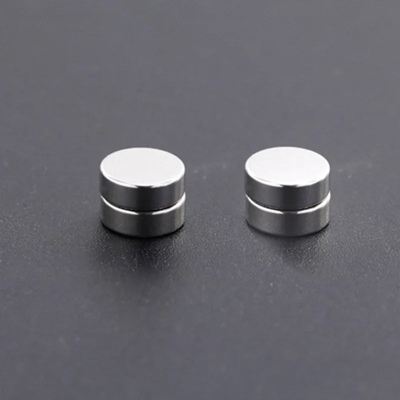 Magnetic Zircon Stud Earrings