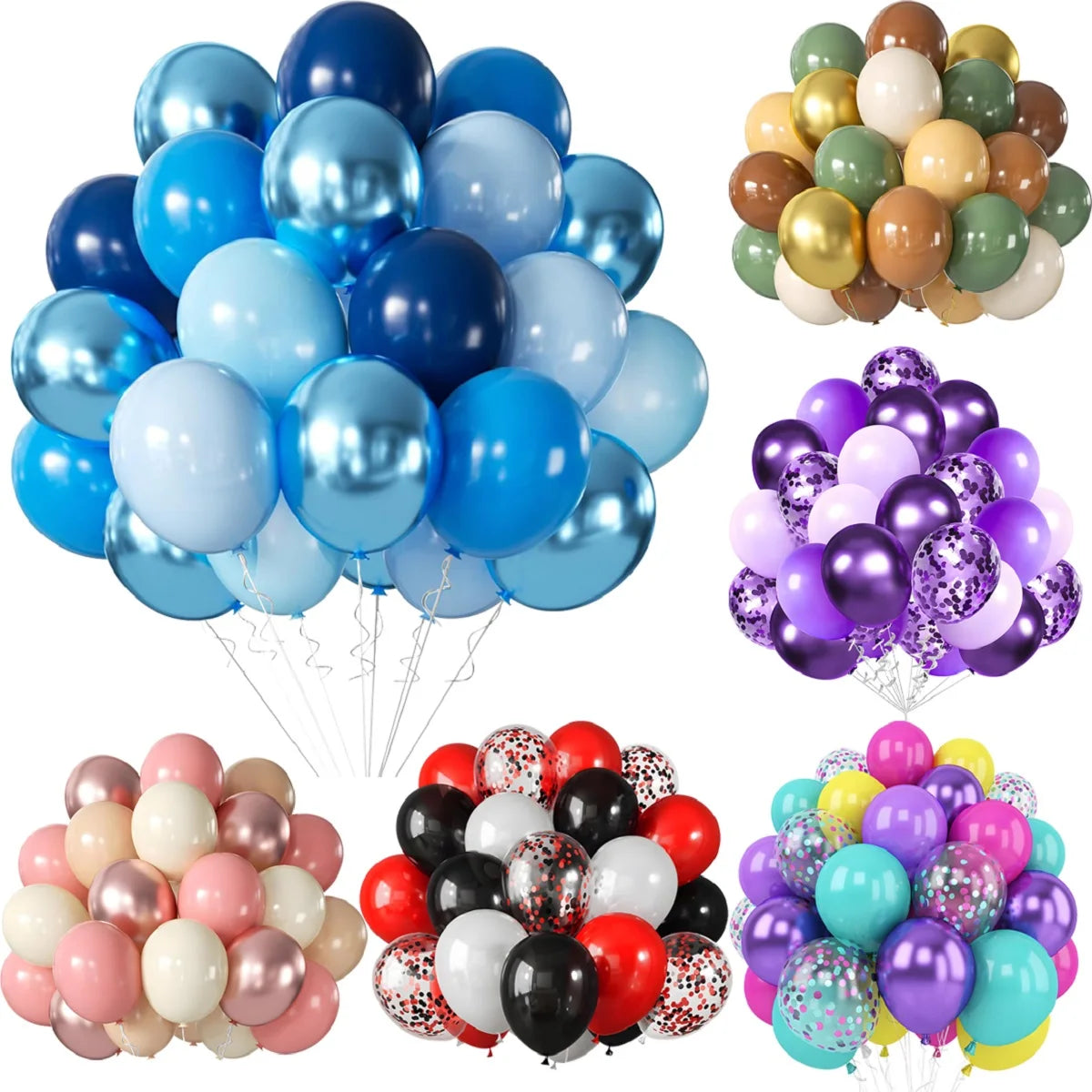 Confetti & Latex Balloon Set