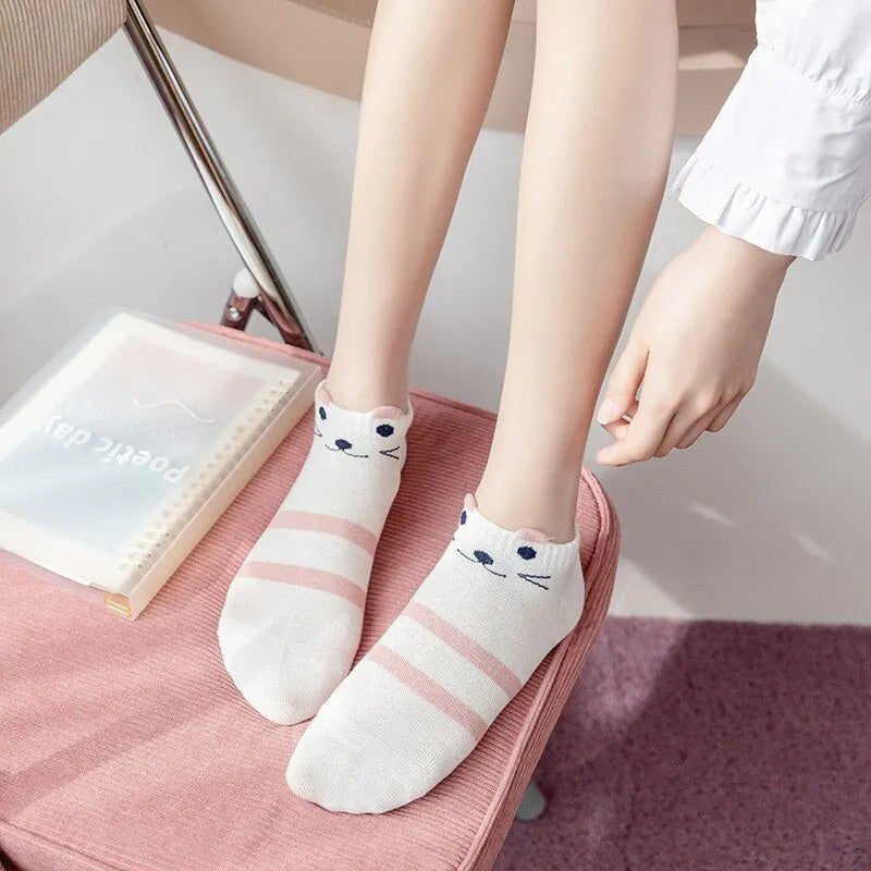 Cute Cartoon Ankle Socks