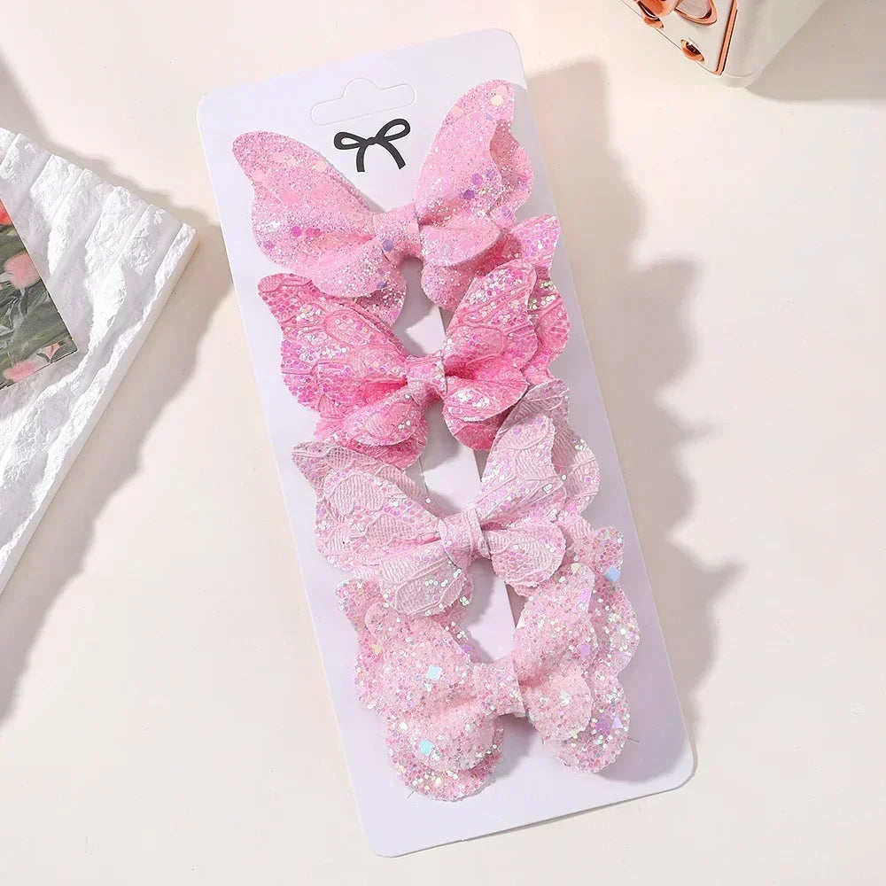 Girls’ Butterfly Hair Clip Set
