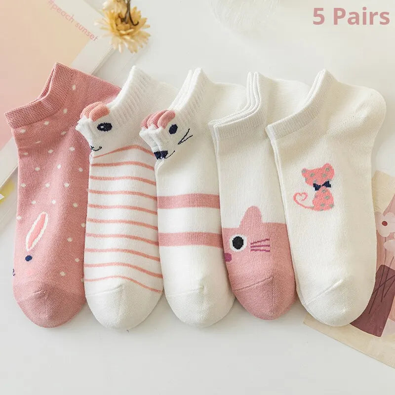 Cute Cartoon Ankle Socks