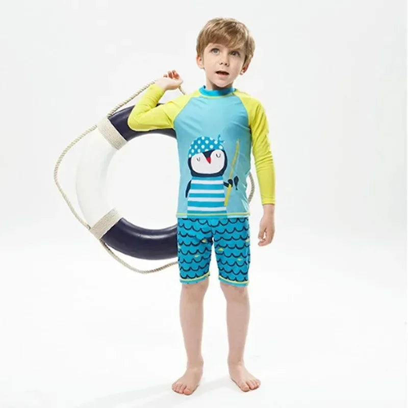 Cute Cartoon Swimsuit Set