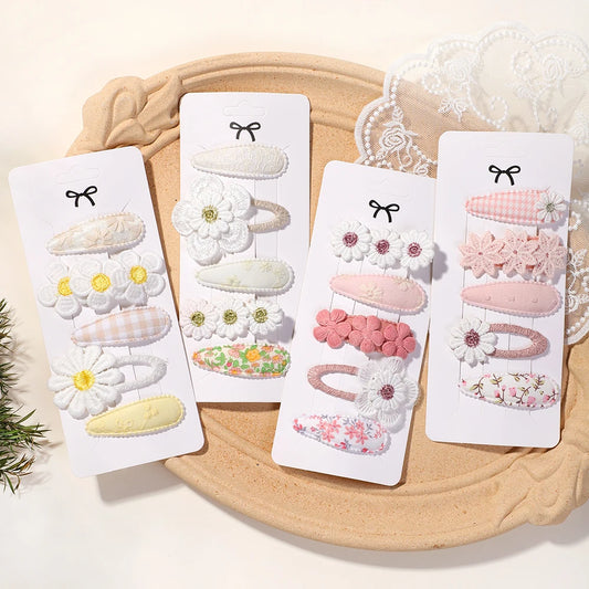 5-Piece Flower Hair Clip Set