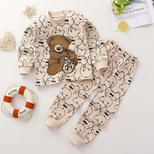 Cartoon Cotton Pajama Set