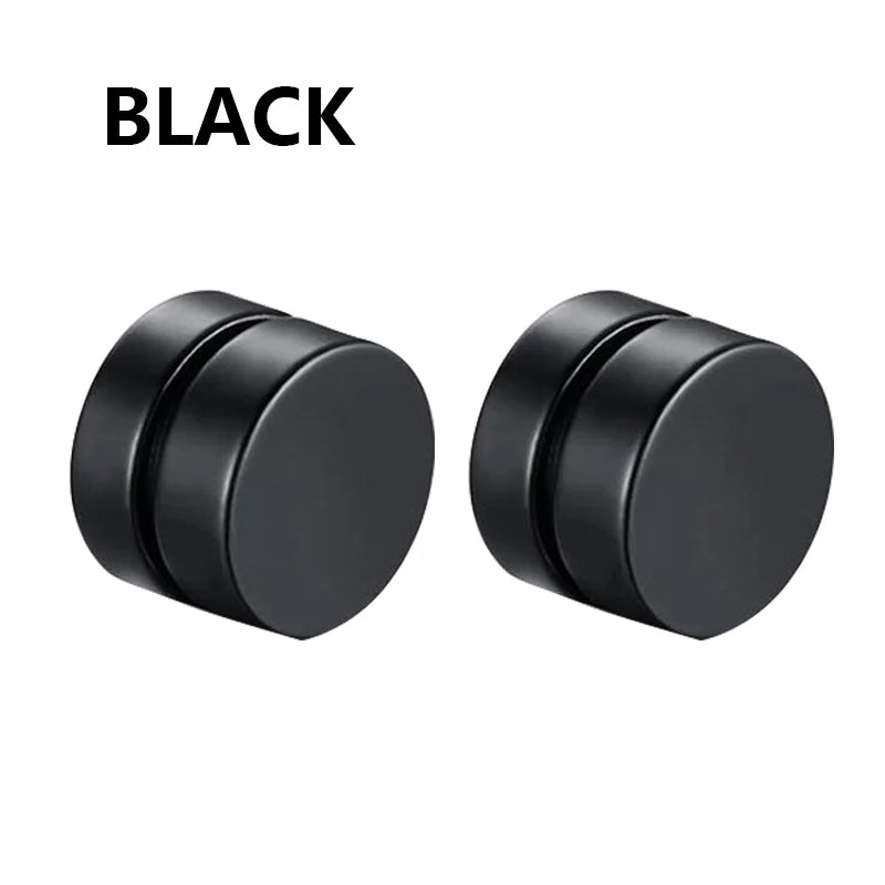 Magnetic Zircon Stud Earrings